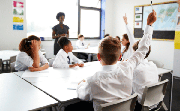 Students in class