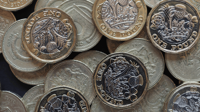 British pound coins