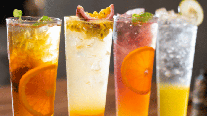 alcoholic and non-alcoholic beverages
