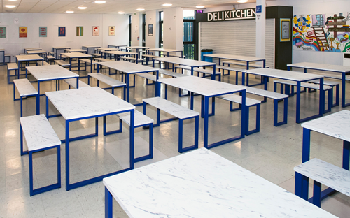 Featherstone Academy dining room