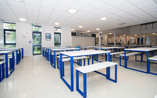 Featherstone Academy dining room