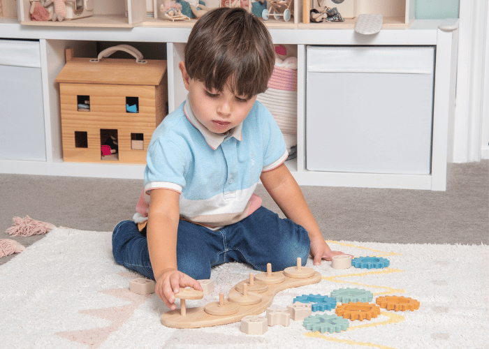 Montessori toys: SiliSoft Gears Puzzle