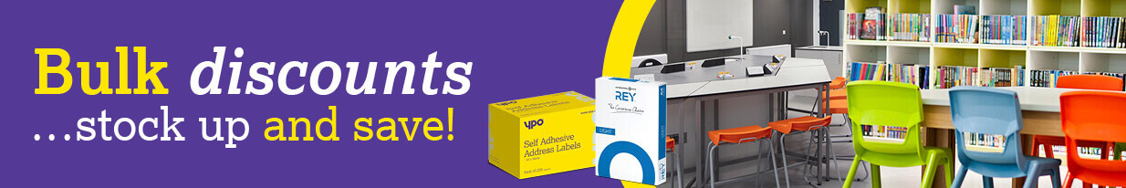 Bulk discounts, stock up and save