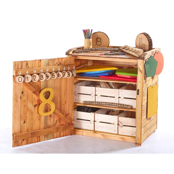 Cosy Maths Wooden Shedlet | Storage | YPO