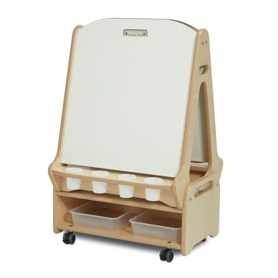 Whiteboard Easel and Stand with Low Trolley | Easels & Drying Racks | YPO