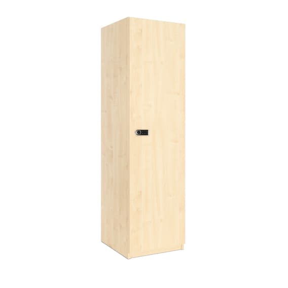 Monarch Lockers Monarch Primary Height One Door Locker - 2 Coat Hooks and Digital Lock ...