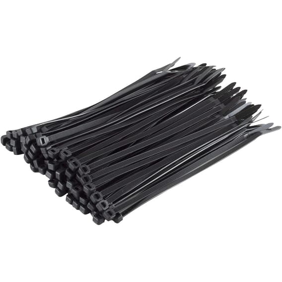 ProSolve Black Cable Ties 350 x 4.8mm (Pack of 100) | Tools & Building ...