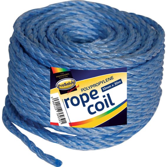 Prosect Rope ProSolve Polypropylene Rope 10mm x 30m | Tools & Building Supplies | YPO