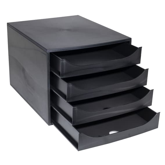 Ecobox Document Drawer Set - Black | Magazine Files & File Storage | YPO