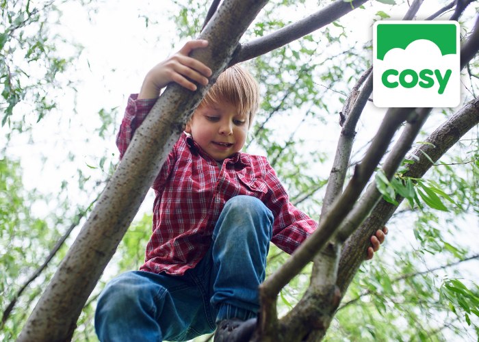 child on tree