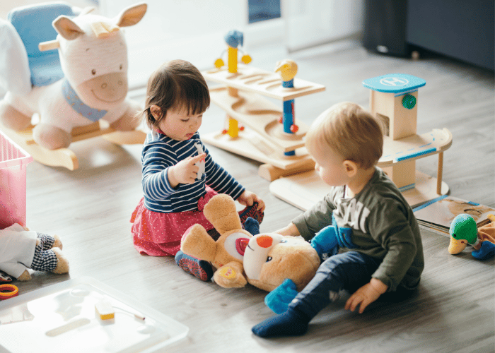 Babies in nursery